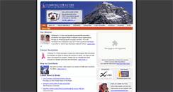 Desktop Screenshot of climbingforacure.org